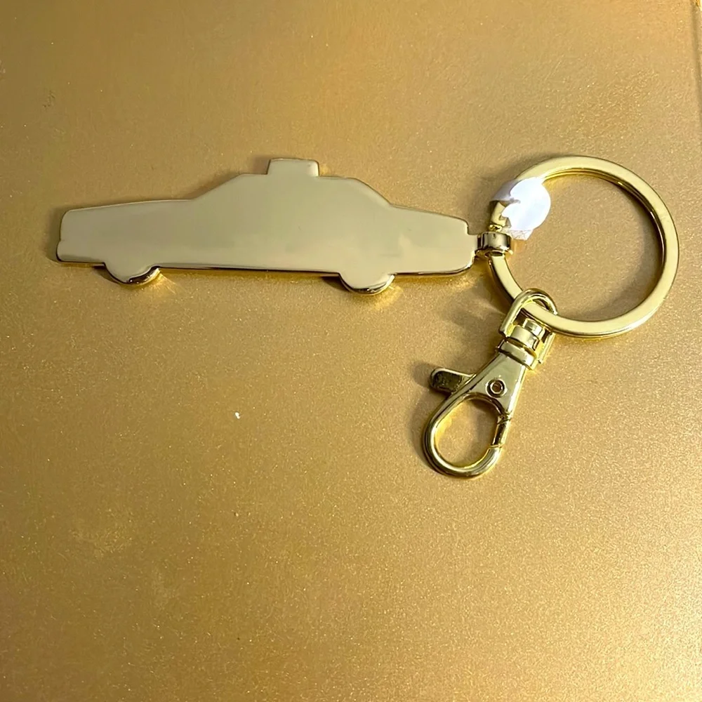 NWT NYC Yellow Taxi Keychain Bag Charm